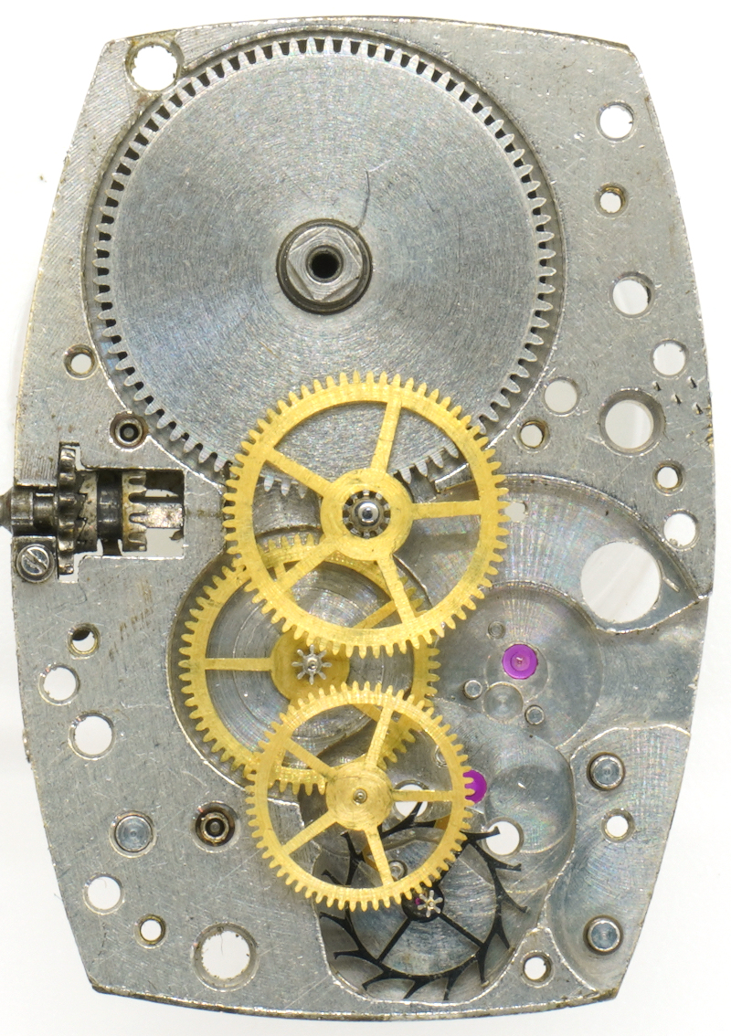gear train Bulova 7 AA: gear train