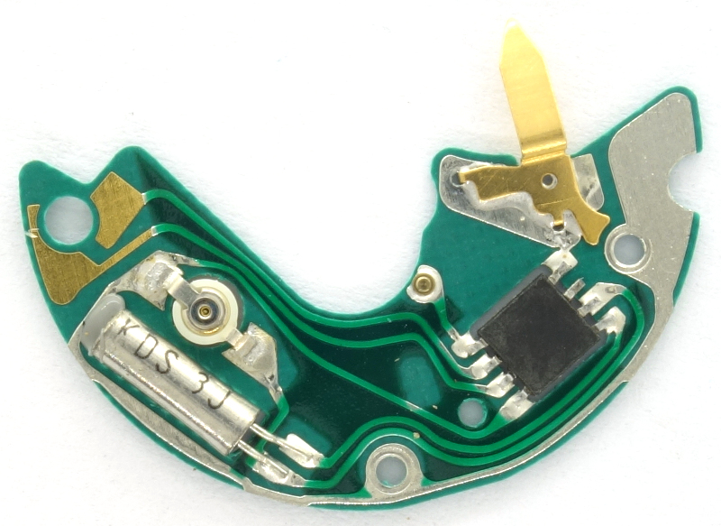 bottom of the electronic module Junghans 669.31: bottom of the electronic module