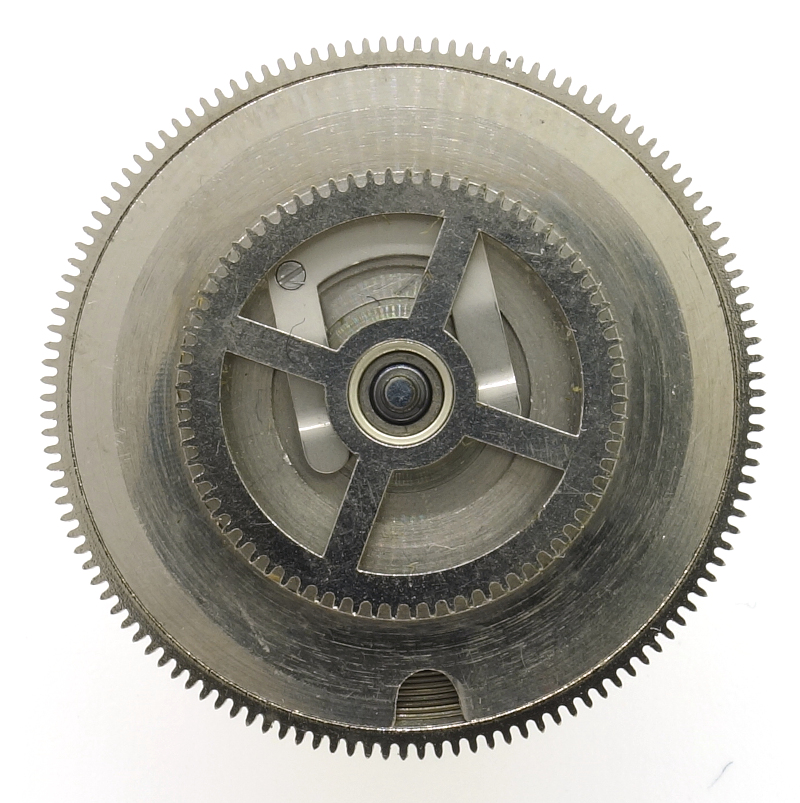 mainspring barrel with slip clutch Junghans J24: mainspring barrel with slip clutch