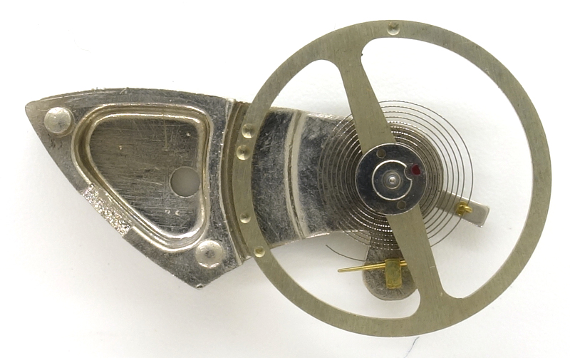 balance cock and wheel Junghans J24: balance cock and wheel
