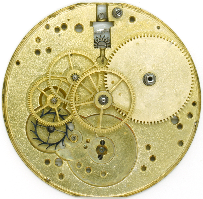 gear train Omega 17''' LOC: gear train