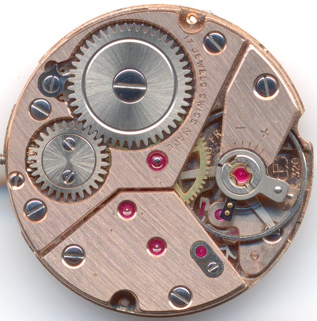 more recent version with shock protection Peseux 320: more recent version with shock protection