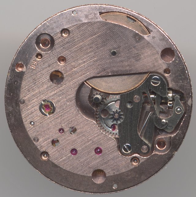 Peseux 7000 dial side Peseux 7000: Peseux 7000 dial side