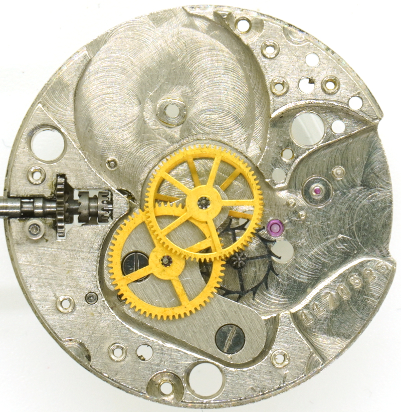 gear train Poljot 2415A: gear train