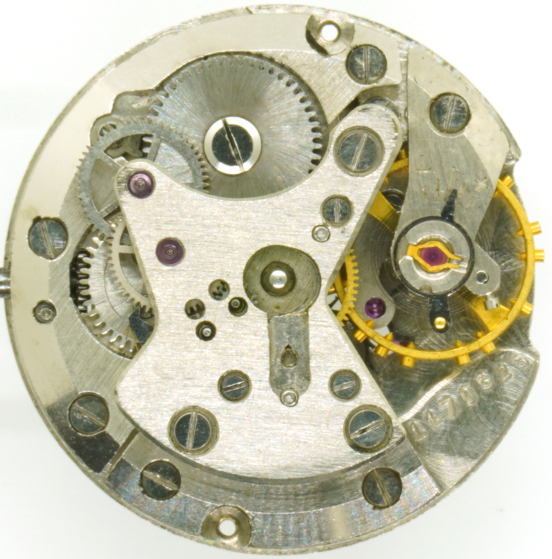 movement w/o oscillating weight Poljot 2415A: movement w/o oscillating weight
