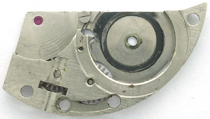 inside the barrel bridge Poljot 2415: inside the barrel bridge