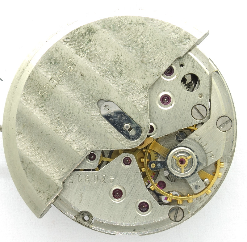 movement w/o retaining ring Poljot 2415: movement w/o retaining ring