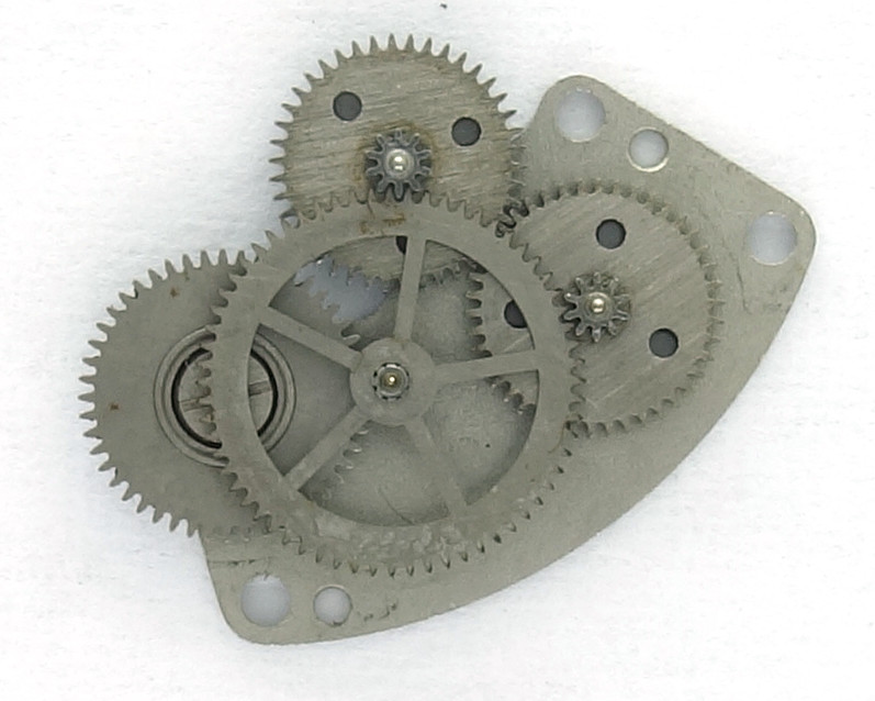 selfwinding gear train Poljot 2616.2H: selfwinding gear train