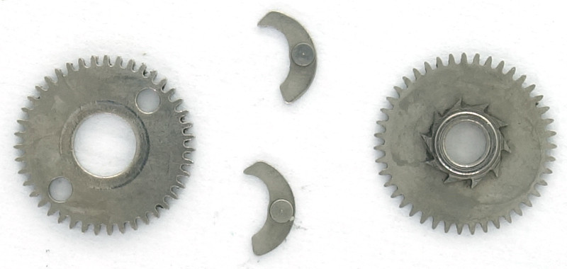 parts of the pawl gears Poljot 2616.2H: parts of the pawl gears