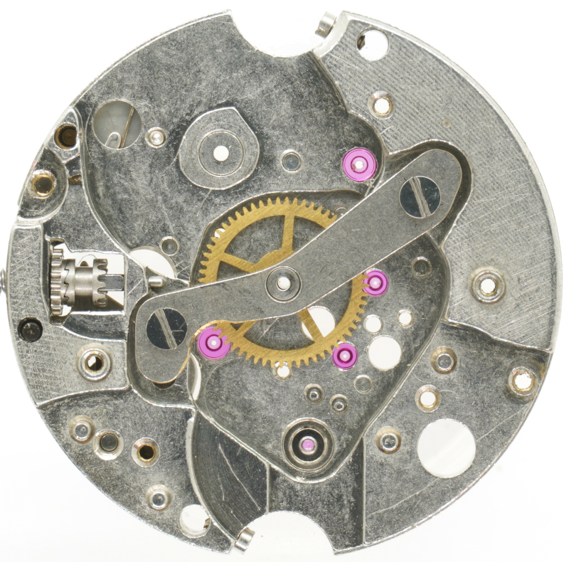 base plate with central minute wheel Ricoh 259: base plate with central minute wheel