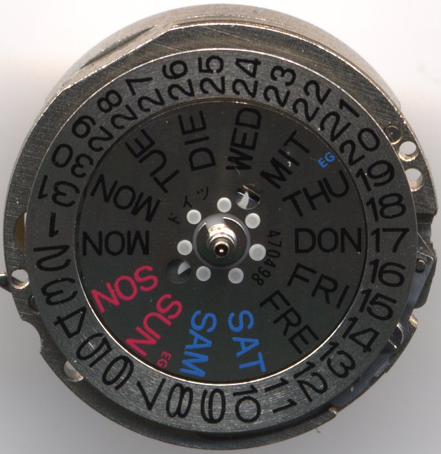 Seiko 4206B dial side Seiko 4206B: Seiko 4206B dial side