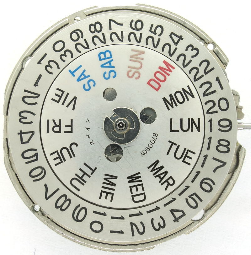 Seiko 7009A: Dial side Seiko 7009A: Seiko 7009A: Dial side