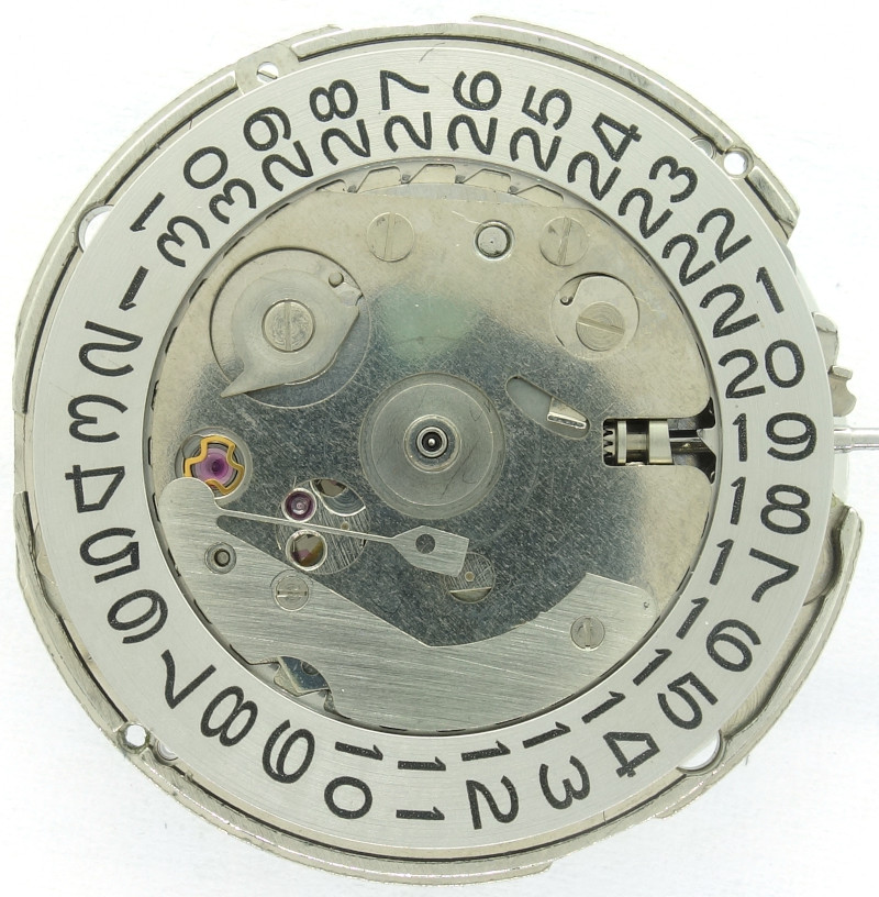 closed calendar mechanism Seiko 7009A: closed calendar mechanism