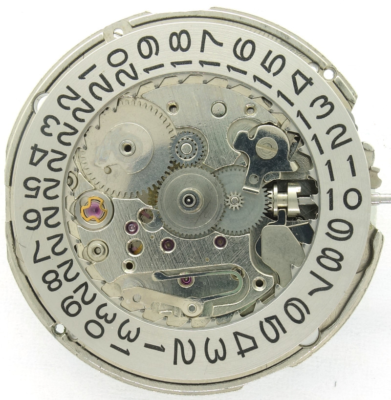 calendar mechanism Seiko 7009A: calendar mechanism