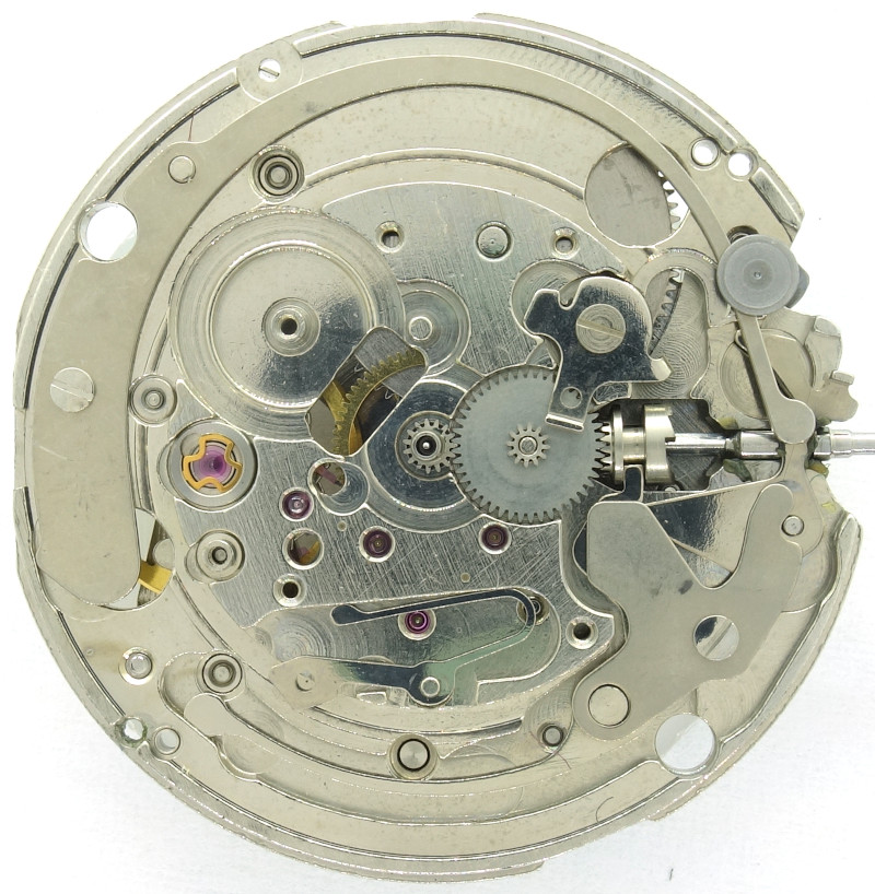 yet empty dial side Seiko 7009A: yet empty dial side