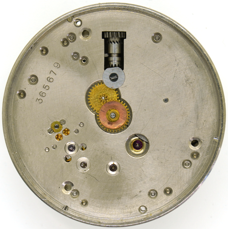 Waltham Grade 220: Dial side Waltham Grade 220: Waltham Grade 220: Dial side
