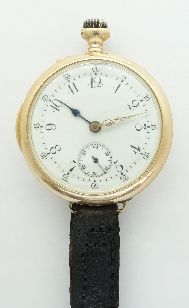 anonymous wristwatch, originally a pocket watch Meylan ?: anonymous wristwatch, originally a pocket watch