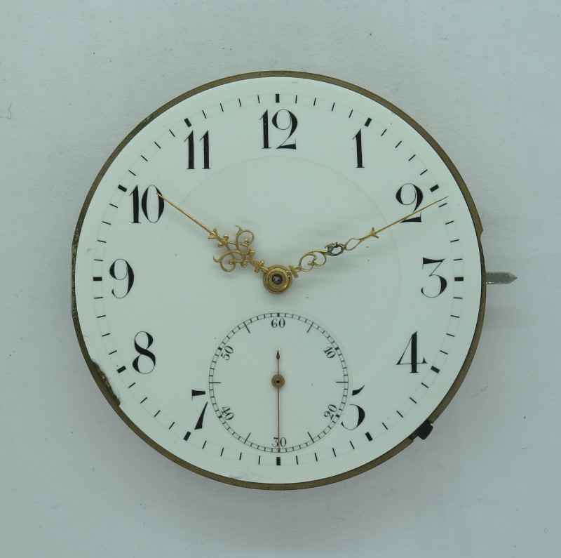 anonymous pocket watch (case missing) IWC 53 H6.5: anonymous pocket watch (case missing)