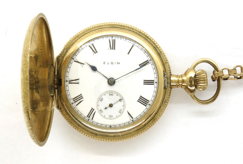 Elgin spring-loaded pocket watch Elgin 298: Elgin spring-loaded pocket watch