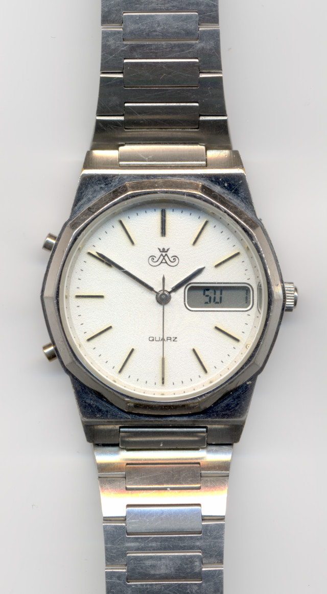 Meister-Anker Quartz, model 837.400 National Ebauch Cal.?: Meister-Anker Quartz, model 837.400