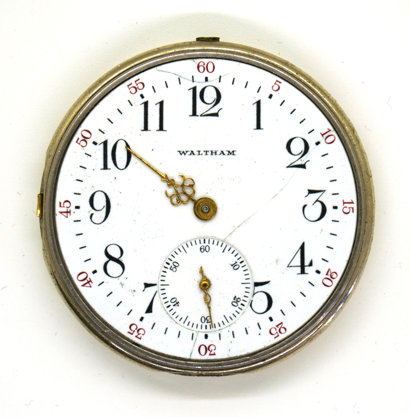 Waltham pocket watch (case missing) Waltham Grade 220: Waltham pocket watch (case missing)